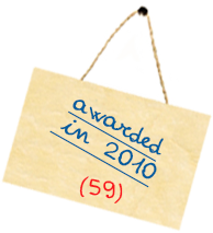 awarded in 2010
