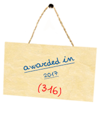 awarded in 2017