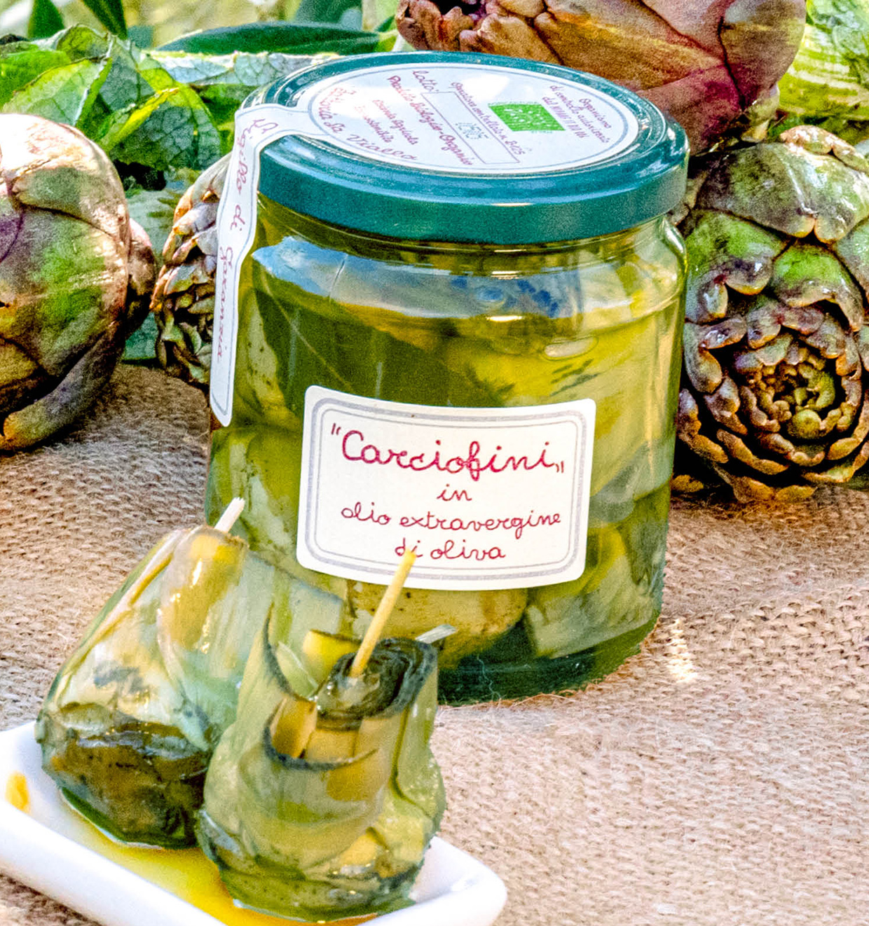 Small Artichokes in Extra Virgin Olive Oil