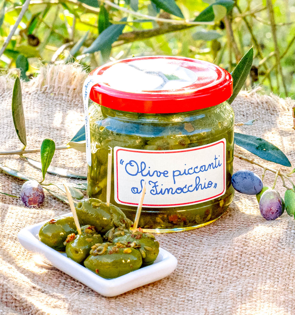 Pikante Fenchel-Oliven