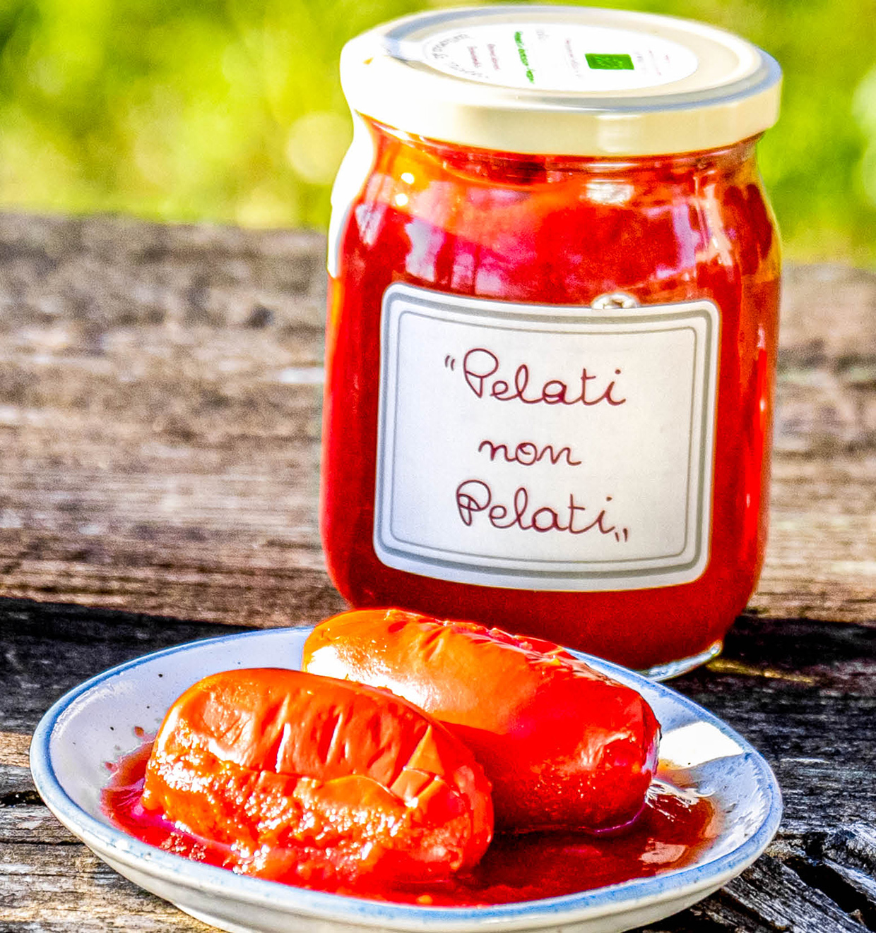 Geschälte Tomaten... nicht geschält