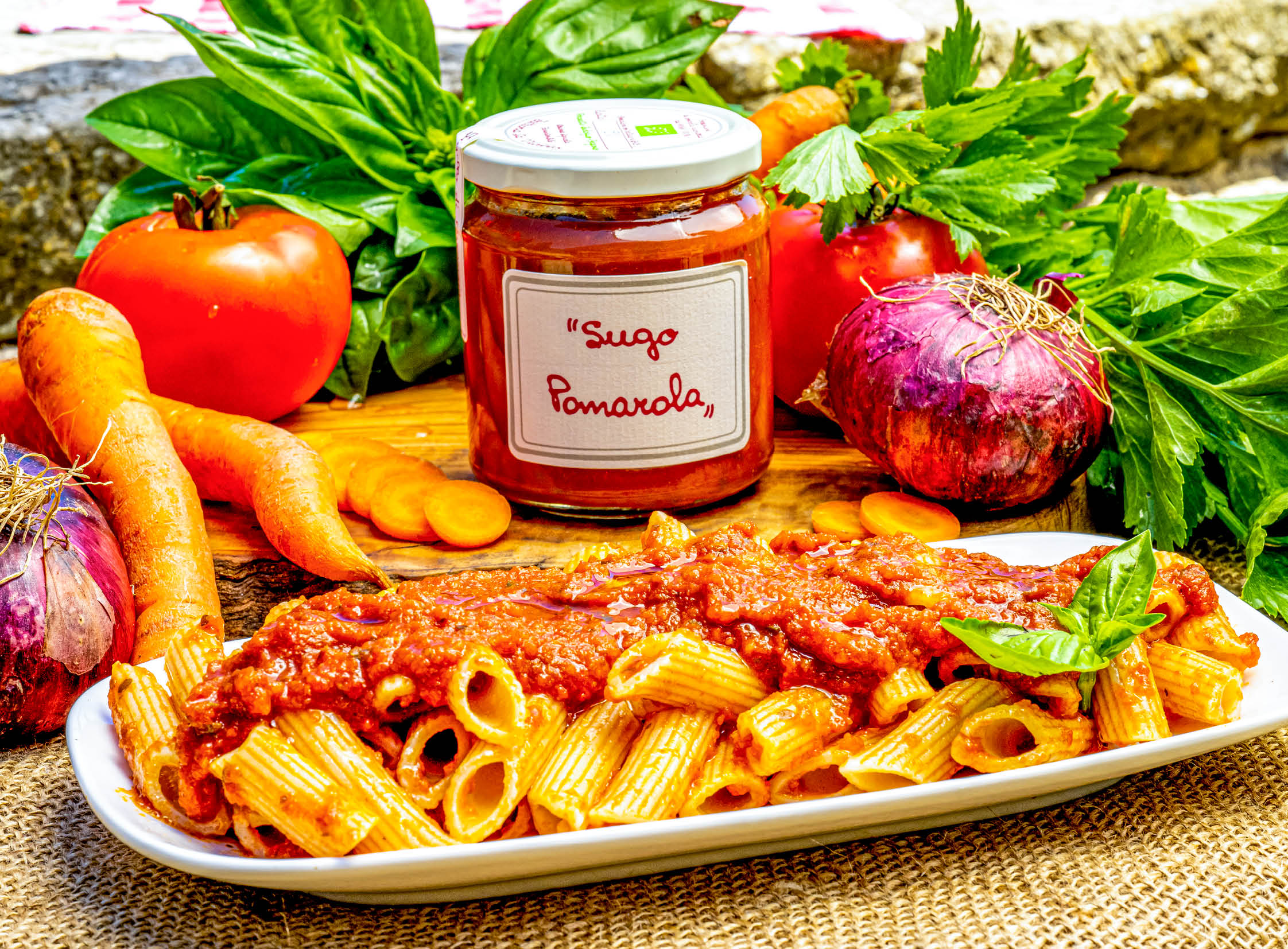 Tuscan style tomato sauce Sugo Pomarola (Box with 6 jars of 280 g) | La  Vialla