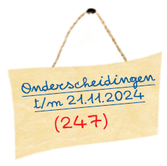 Onderscheidingen in 2024