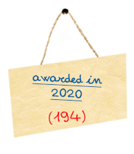 awarded in 2020